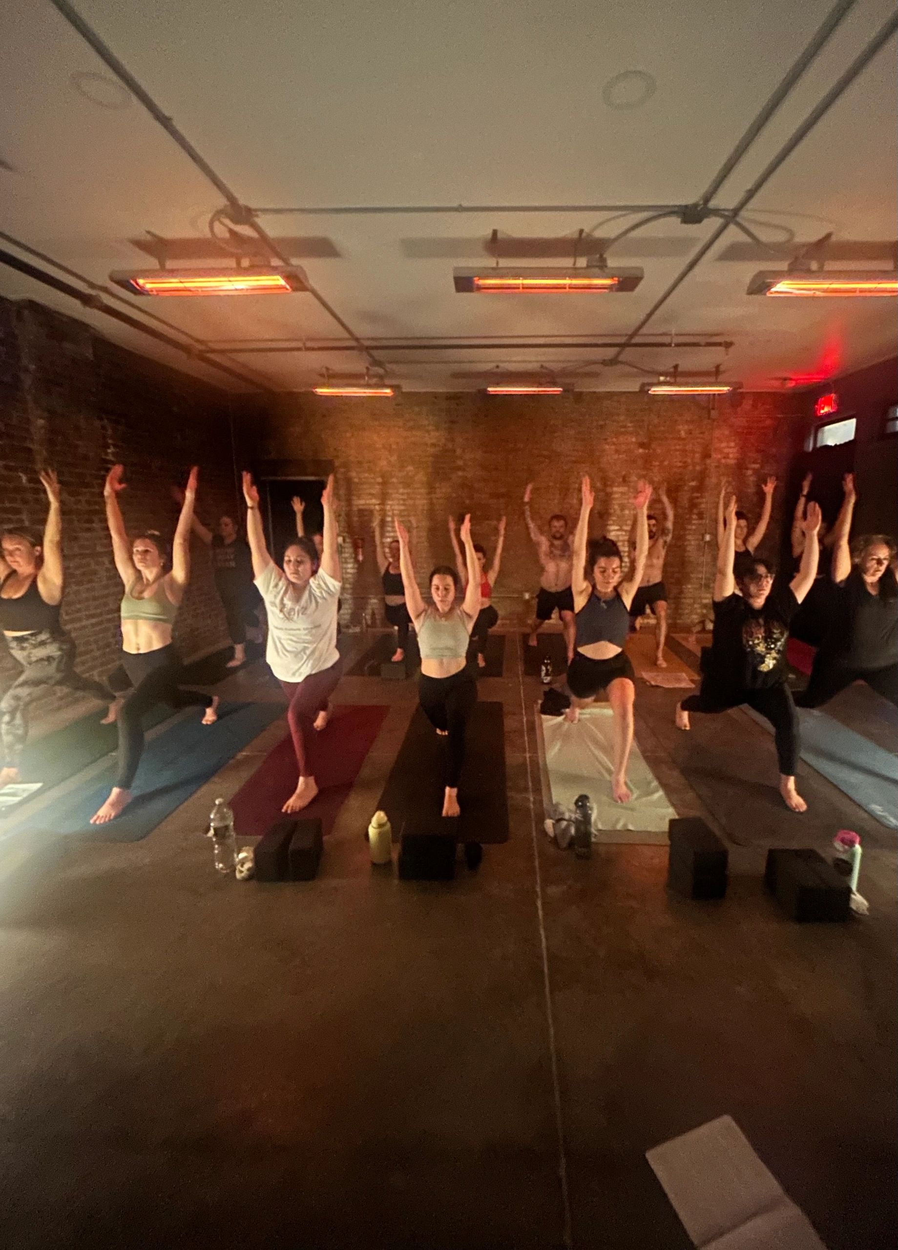 Inclusive yoga class